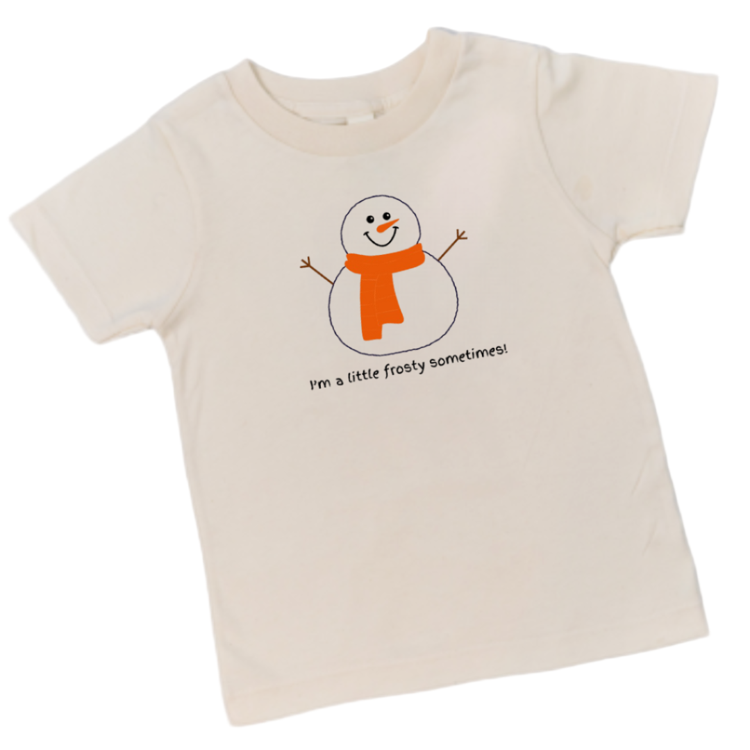 Snowman Kid's T-shirt - HoneyBug 