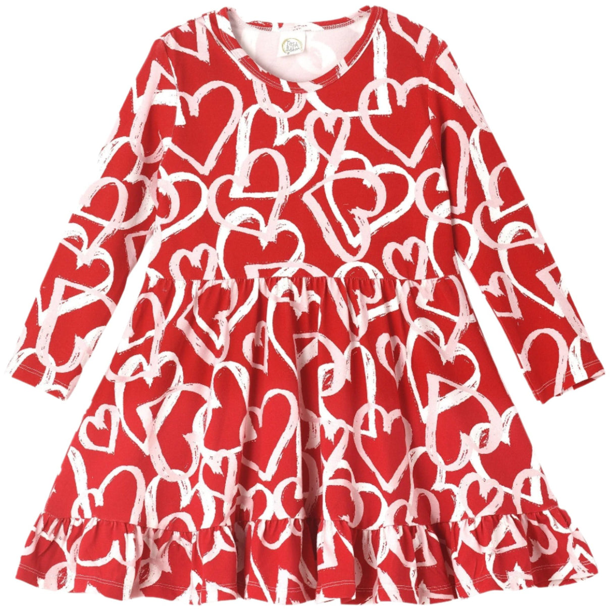 Happy Hearts Valentine Dress - HoneyBug 