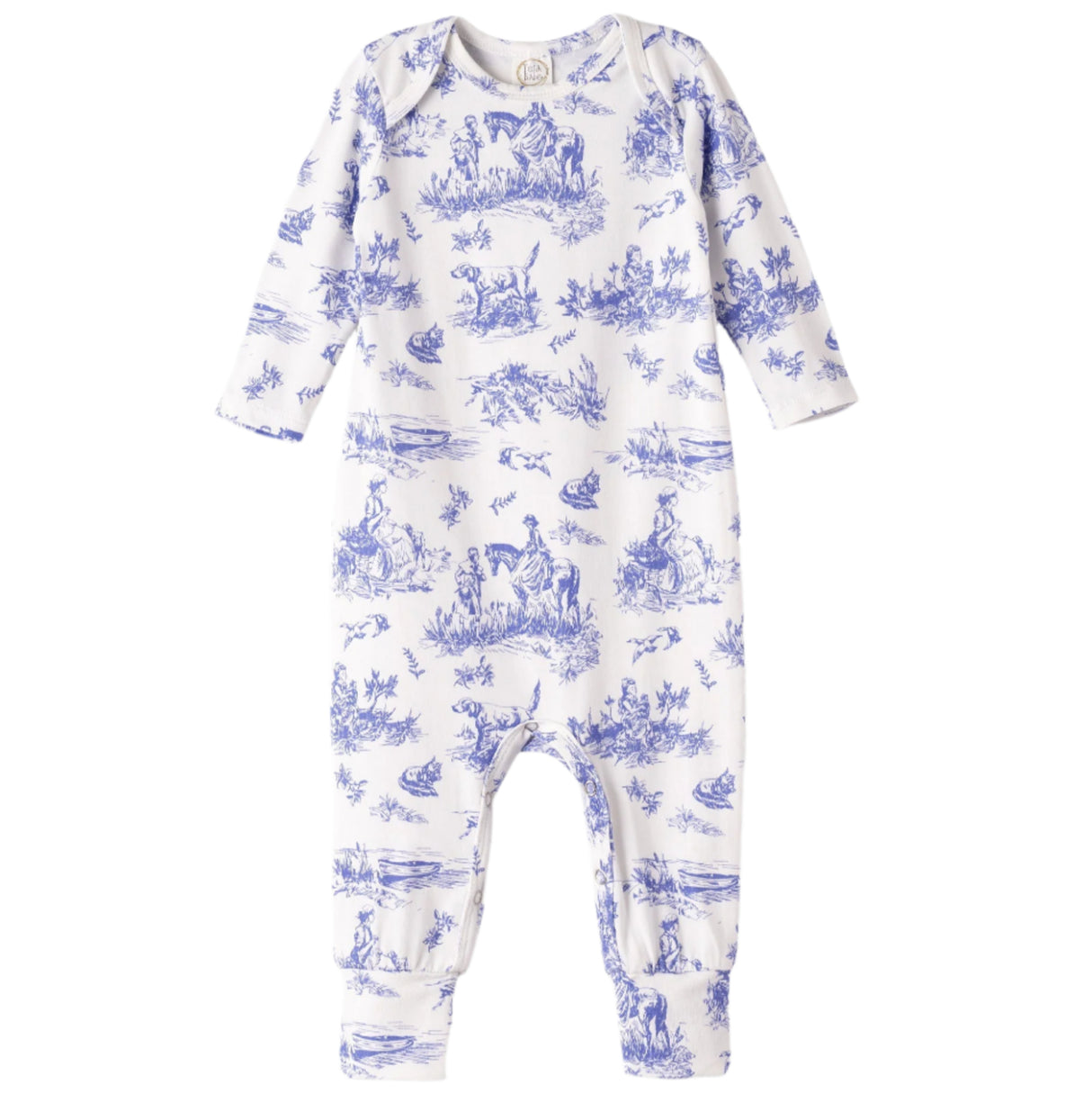 Toile de Jouy Bamboo Romper - HoneyBug 
