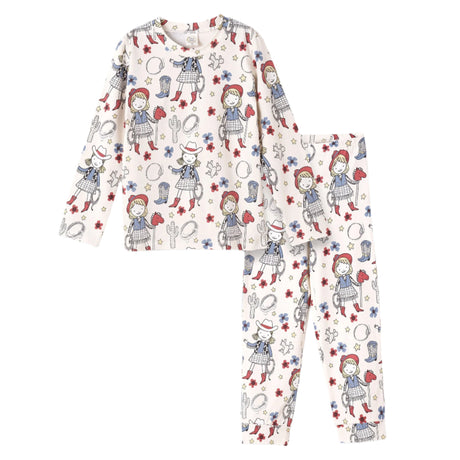 Cowgirl Bamboo Pajama Set - HoneyBug 