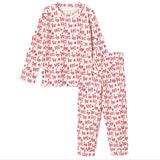 Christmas Bamboo Kids' Pajama Set Ho-Ho-Ho - HoneyBug 