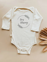 Tiny Blessing - Long Sleeve Organic Bodysuit - HoneyBug 
