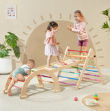 Tiny Land® 5-in-1 Rainbow Climbing Set