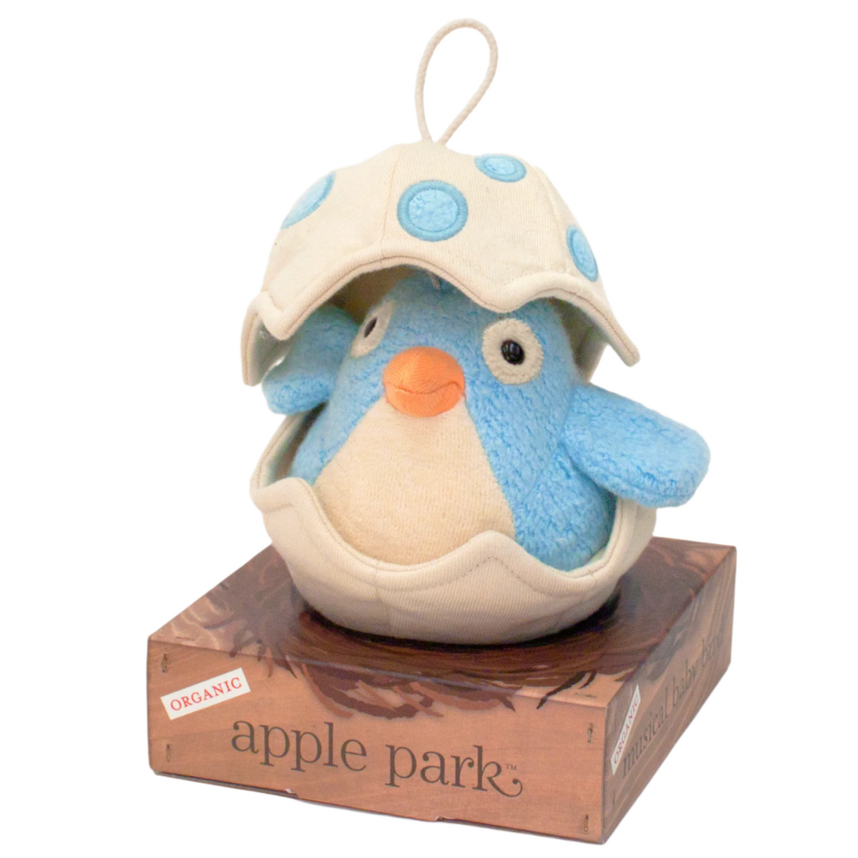 Musical Baby Bird Pull Toy - Blue - HoneyBug 