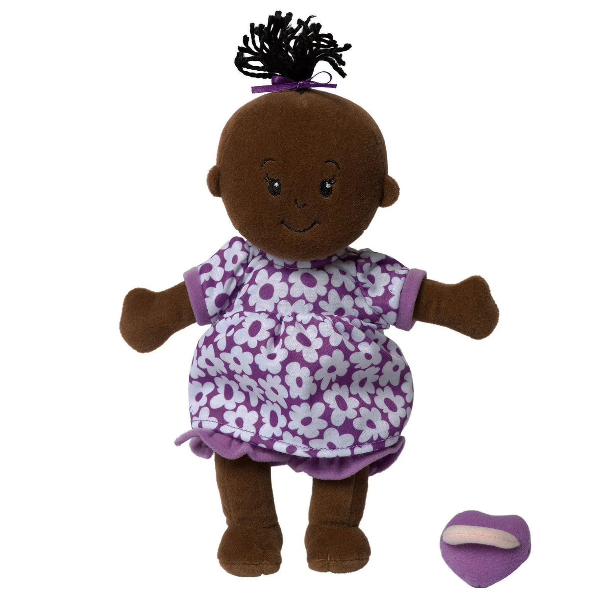 Wee Baby Stella Doll Brown with Black Hair by Manhattan Toy - HoneyBug 