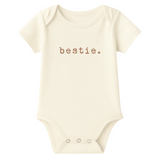 Bestie Clay Organic Cotton Baby Bodysuit Short Sleeve