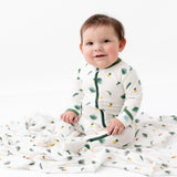 Tropical Palms Swaddle - HoneyBug 