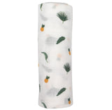Tropical Palms Swaddle - HoneyBug 