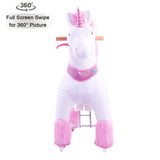 Model U Ride-On Unicorn Age 3-5 Pink - HoneyBug 