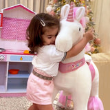 Model U Ride-On Unicorn Age 3-5 Pink - HoneyBug 