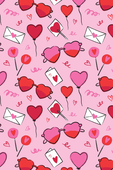 Soft & Stretchy Zipper Footie - Heart Party - HoneyBug 