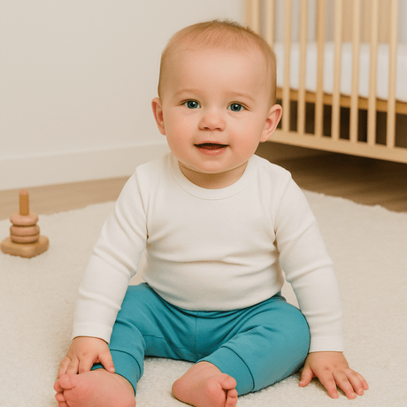 cuffed pants | vintage aqua - HoneyBug 