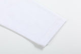 White Cotton Layering Girls Shirt