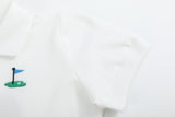 White Golf Tee Polo Shirt