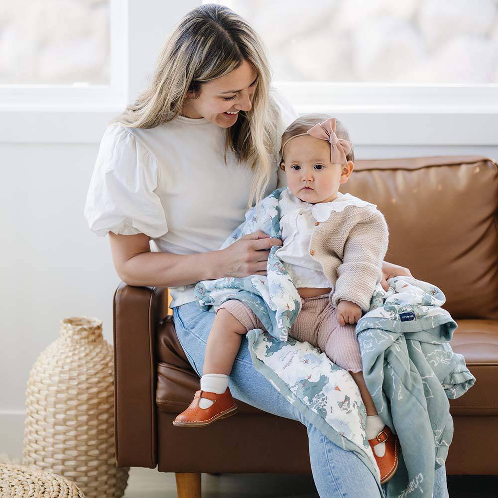 World Map + Someday Oh So Soft Snuggle Blanket