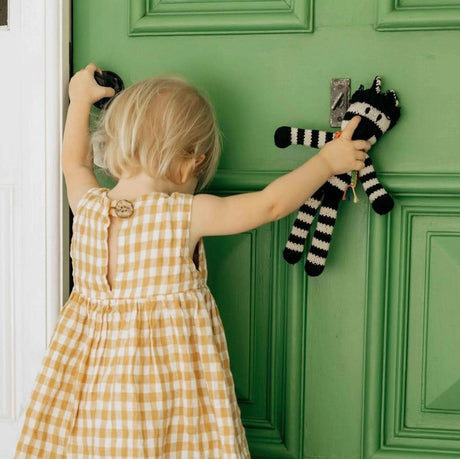 Wool Knit Buddy  | Zachary the Zebra - HoneyBug 