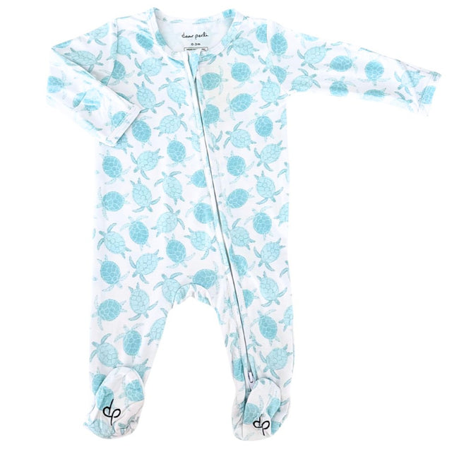 Zippered One Piece - Turtley Awesome - HoneyBug 