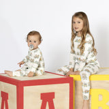 Zoo Train Bamboo Convertible Footie - HoneyBug 
