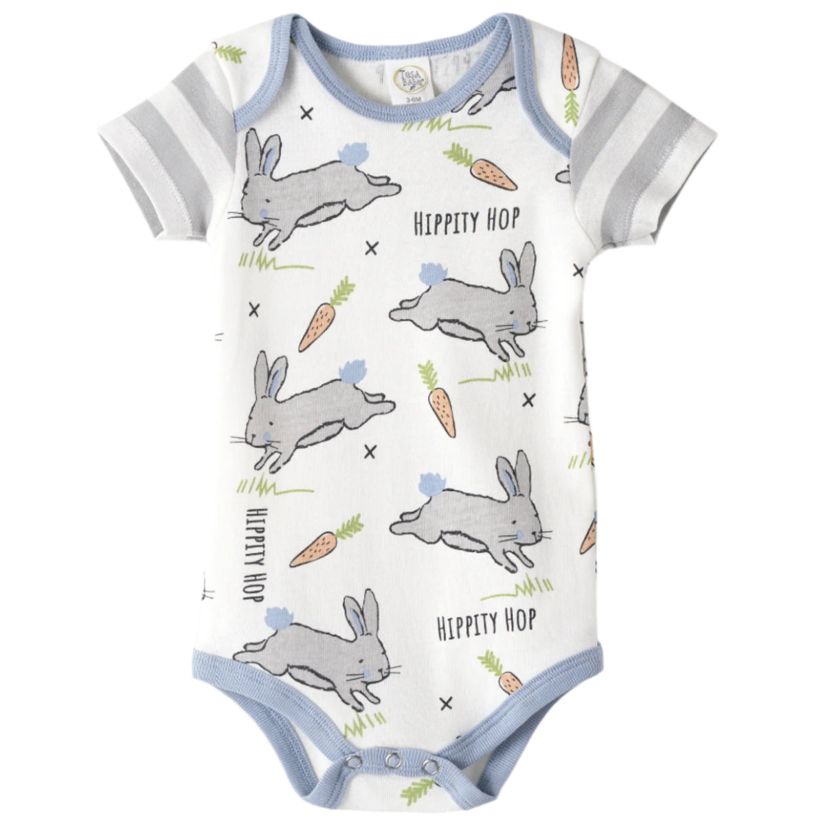 Easter Parade Bodysuit - Blue - HoneyBug 