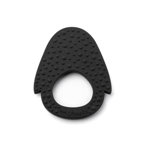 Penguin Teether - Black - HoneyBug 