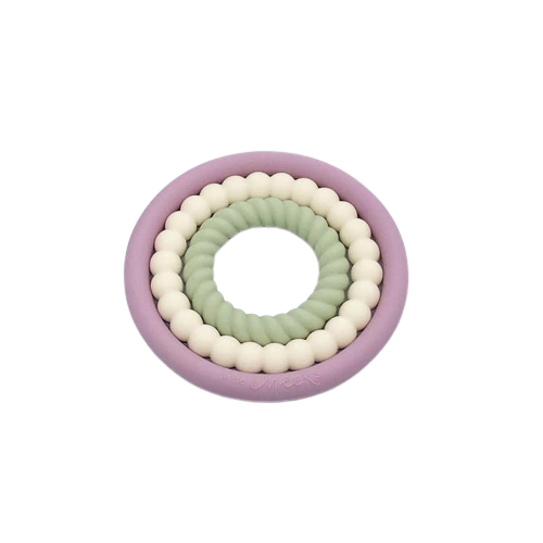 Trio Teething Rings - Elise - HoneyBug 