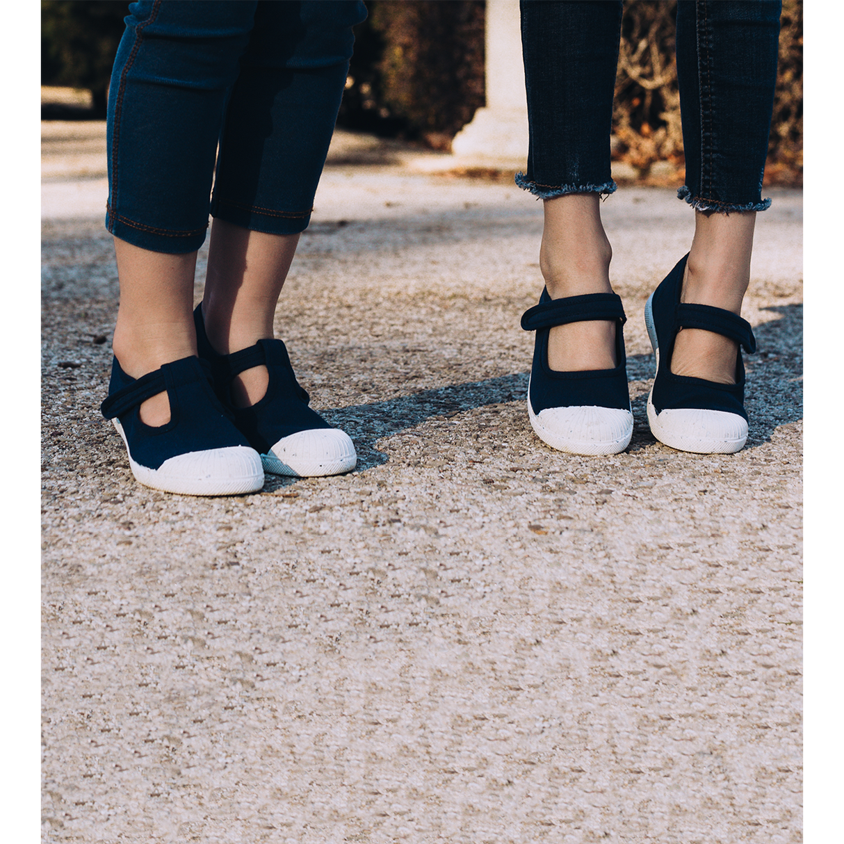 ECO-friendly Canvas Mary Jane Sneakers in Navy by childrenchic - HoneyBug 