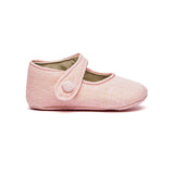 My-First Linen Mary Janes in Rose by childrenchic - HoneyBug 