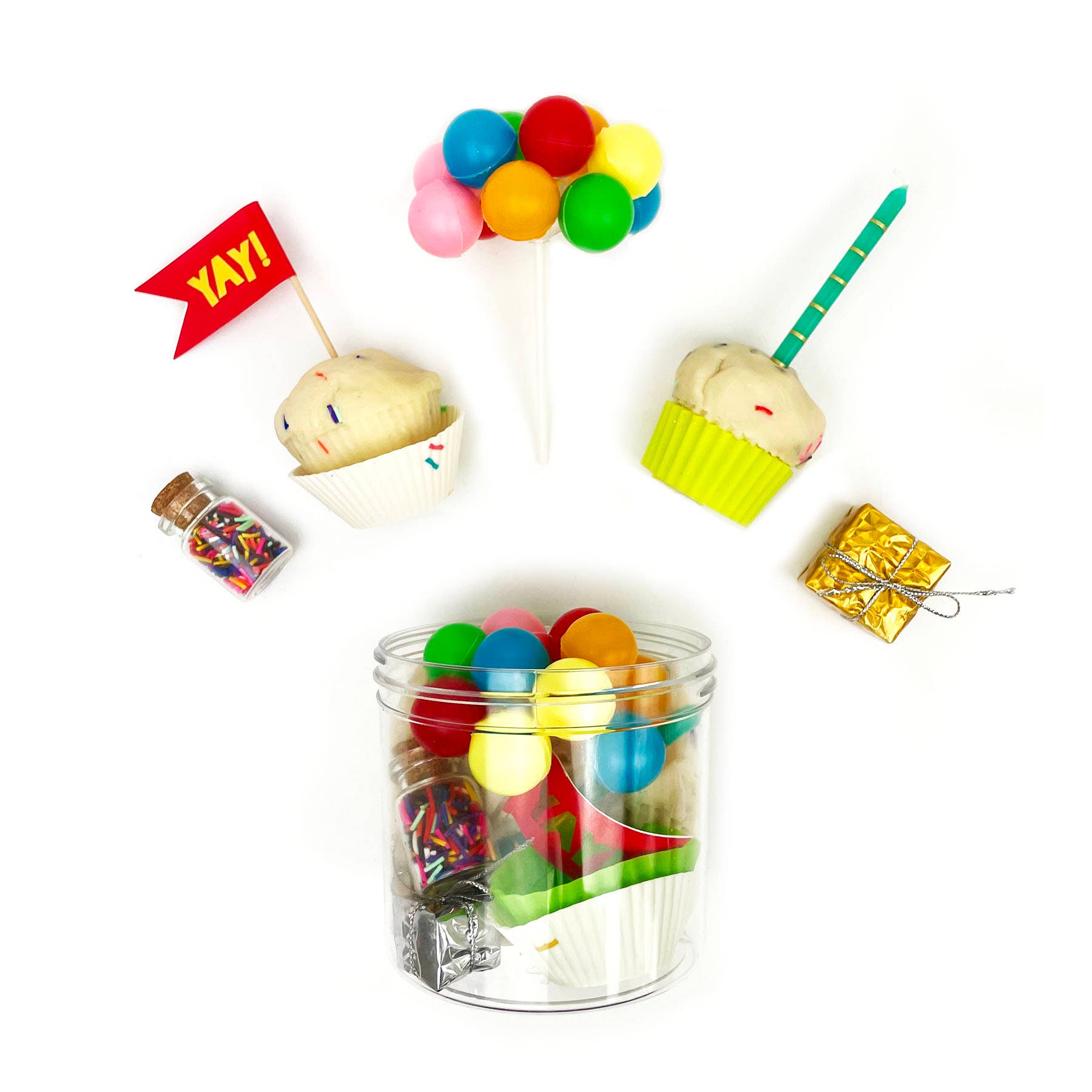 Birthday Party Play Dough-To-Go Kit - HoneyBug 