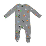 2 Way Zip Footie - Lil Monsters - HoneyBug 