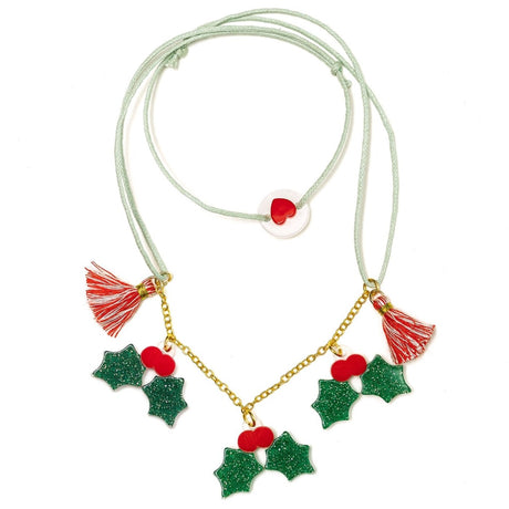 Mistletoe Xmas Necklace - HoneyBug 