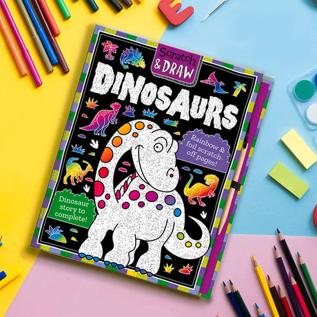 Scratch and Draw Dinosaurs - HoneyBug 