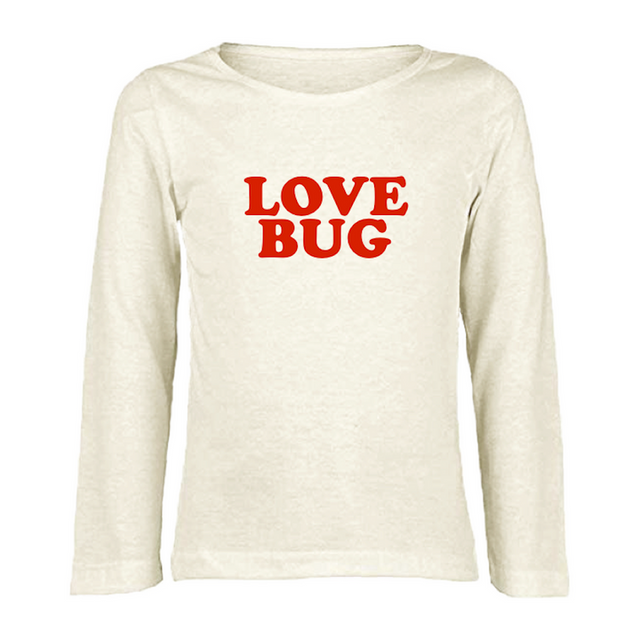 Love Bug - Organic Shirt - Red - HoneyBug 