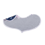 Blooms Floral Bamboo Heart Bib 2PK - HoneyBug 