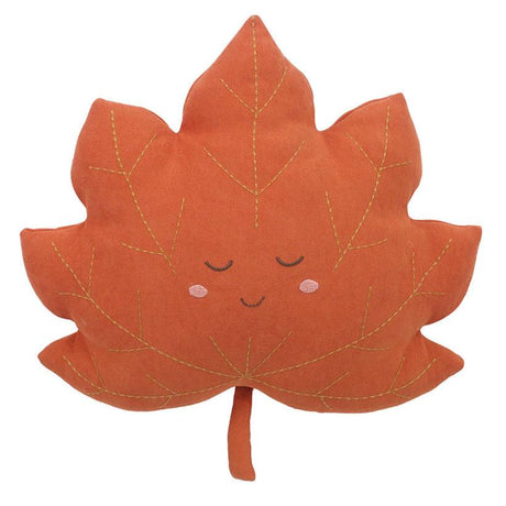 Maple Leaf Accent Decor Plush Pillow - HoneyBug 