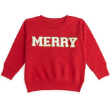 Merry Sweatshirt - Red - HoneyBug 