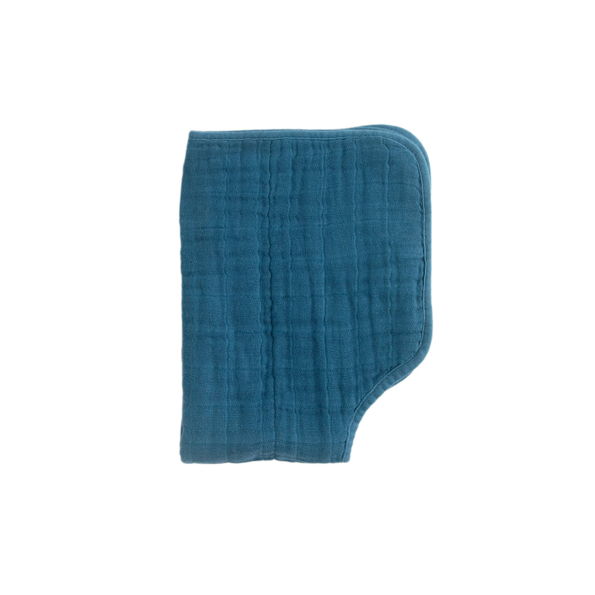 Cotton Muslin Burp Cloth - Lake - HoneyBug 