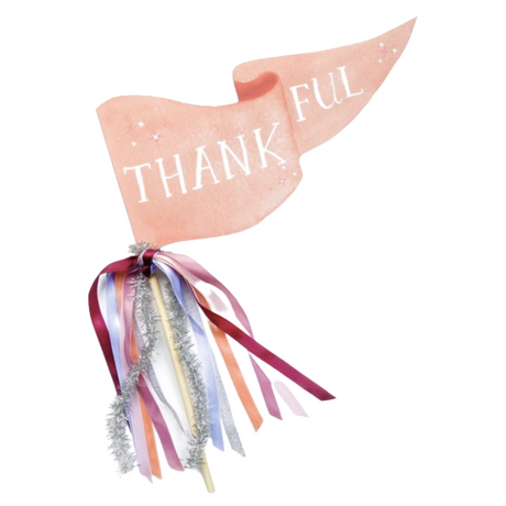 Thankful Thanksgiving Party Pennant - HoneyBug 