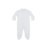 White Bubble Baby Footie - HoneyBug 