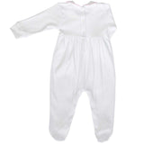 Nella Smocked Baby Girl Footie - HoneyBug 