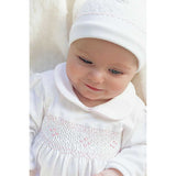 Nella Smocked Baby Girl Footie - HoneyBug 