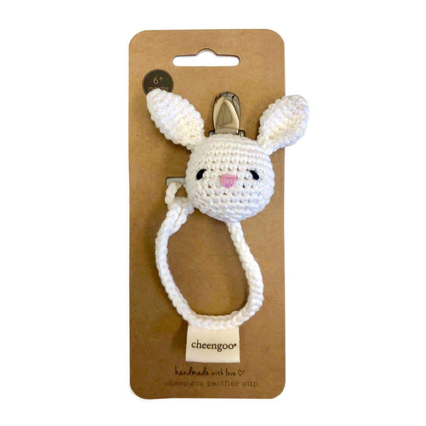 Bunny Pacifier Clip - HoneyBug 