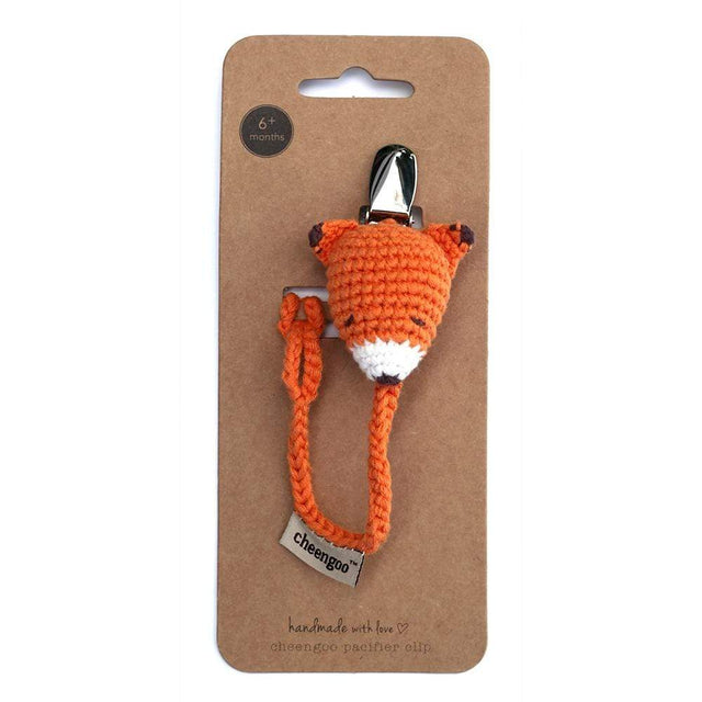 Fox Pacifier Clip - HoneyBug 