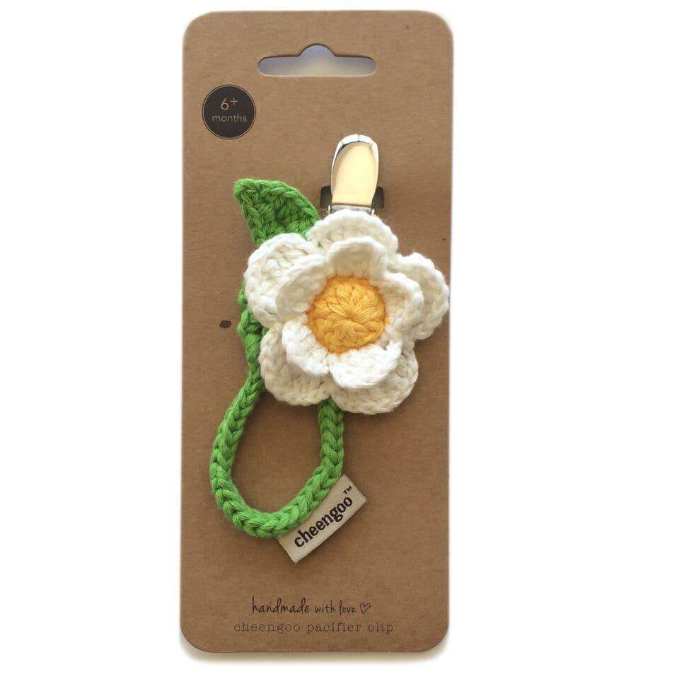 Pacifier Clip - Daisy - HoneyBug 