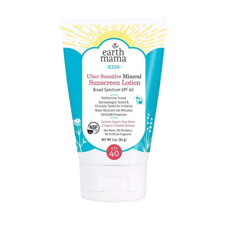 Kids Uber-Sensitive Mineral Sunscreen Lotion - SPF 40 - HoneyBug 