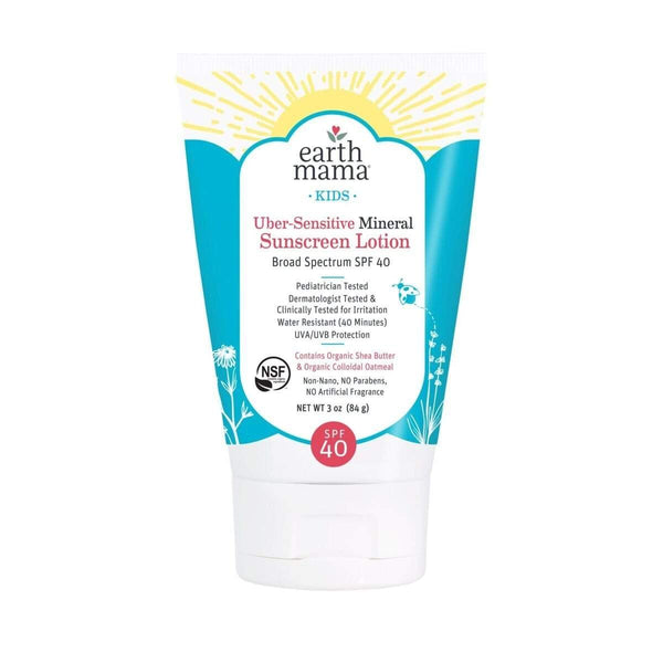 Kids Uber-Sensitive Mineral Sunscreen Lotion - SPF 40 - HoneyBug 