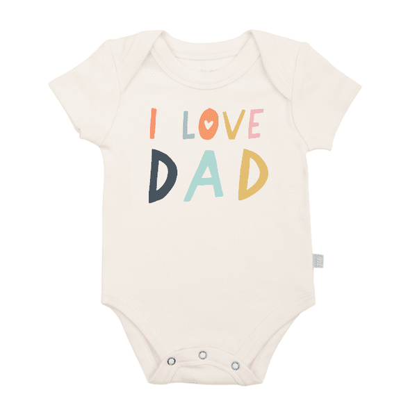 Love Dad Short Sleeve Bodysuit - HoneyBug 