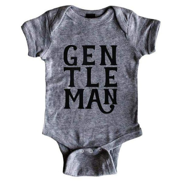 Gentleman -  Short Sleeve Bodysuit - HoneyBug 