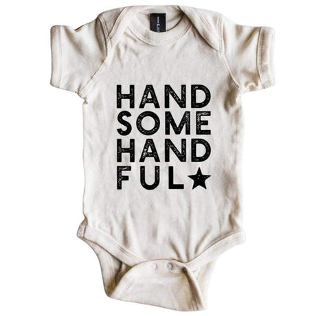 Handsome Handful Baby Bodysuit - HoneyBug 