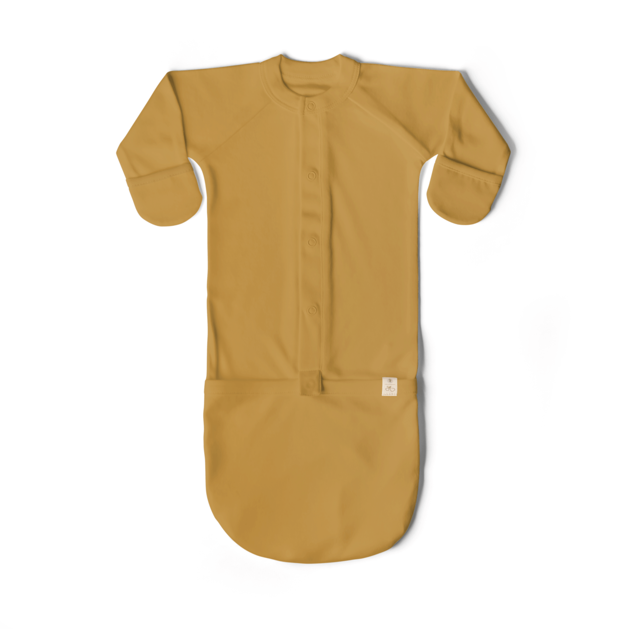 Baby Gown - Ochre - HoneyBug 