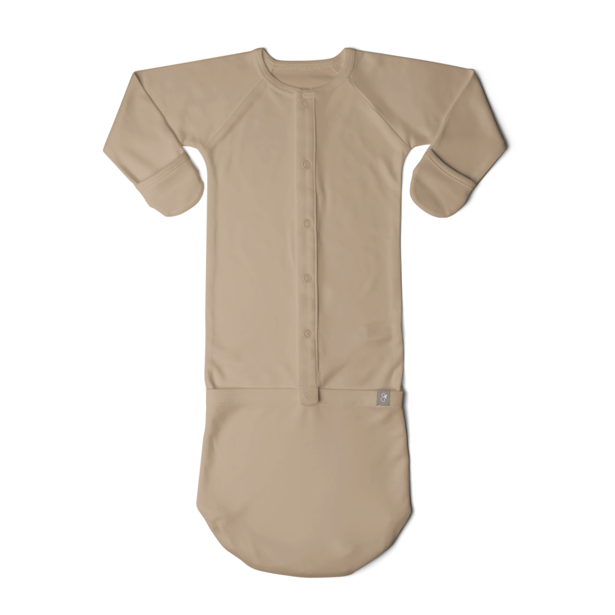 Baby Gown - Sandstone - HoneyBug 